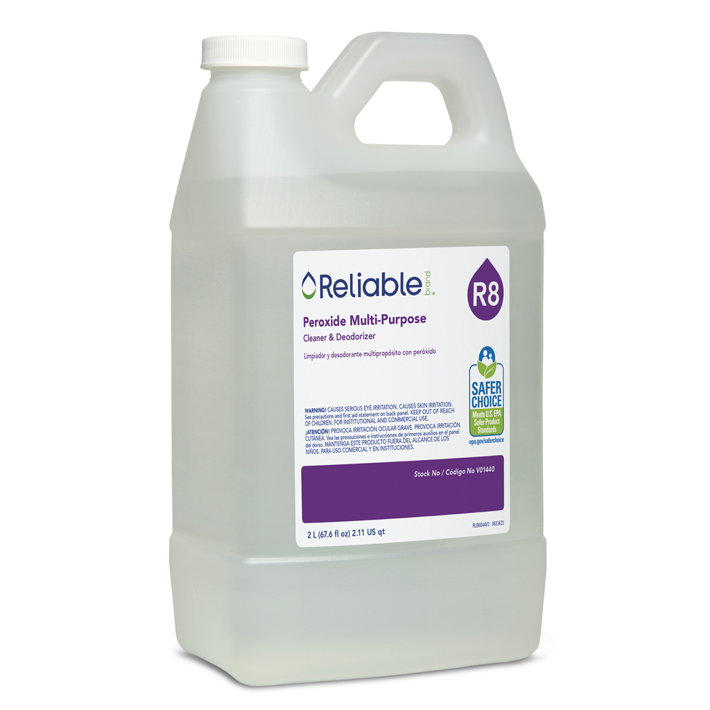 Reliable Brand® Clear Multi-Purpose Cleaner (2 Liter Bottle, 4 Bottles/CS)